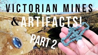 Exploring Victorian mines, Treasure hunting and making jewellery from our finds! Part 2.