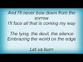 Within Temptation - Let Us Burn Lyrics