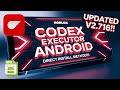 Codex Executor Mobile New Update (V2.715) for Roblox | Download & Install Codex Executor On Android!