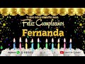 Feliz Cumpleaños Fernanda - Pastel de Cumpleaños con Música para Fernanda