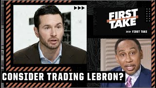 JJ Redick RESPONDS to Stephen A. suggesting Lakers to trade LeBron 👀 | First Take