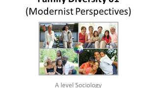 12 Family Diversity (Modernist Perspectives)