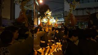 神田祭 神田駅　神輿４基合流　KANDA FESTIVAL 神田明神