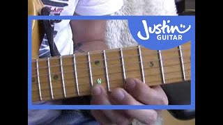 Minor Pentatonic Five Positions (Guitar Lesson SC-024) How to play