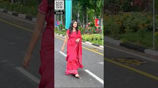 Beautiful IAS Stylish Walk In Saree🔥 IAS Ishwarya Ramanathan Mam 🥰🥀 #upsctopper #upsc  #viralvideo