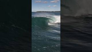 BACKDOOR BOMB AT SHARK ISLAND 🦈🏝️ Shaun Petersen Drone #bodyboarding