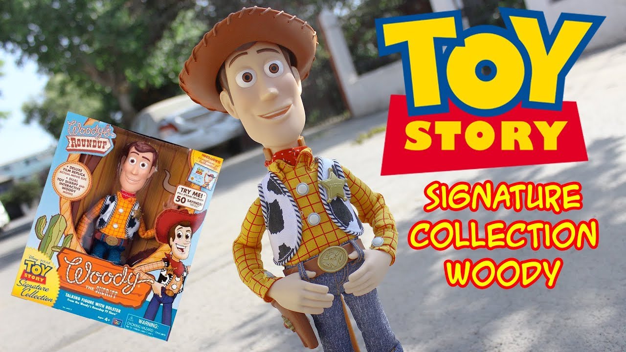 (TEMBLOR EN VIVO!) TOY STORY Signature Collection Woody Reseña Review ...