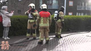 Caravanbrand aan de Zuiddijk