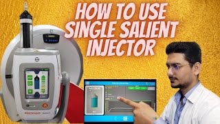 How to use single salient injector | medrad salient injector | Contrast injector #ctscan