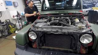 Full wrap  Jeep. 3M Matte Military Green