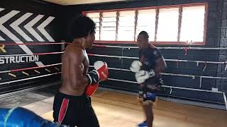 Raka Jnr Vs John ume (sparing)