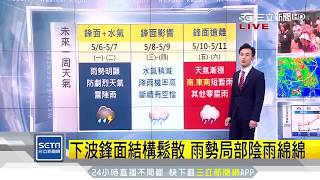 梅雨季第二波鋒面來了！全台連下5天雨｜三立新聞台