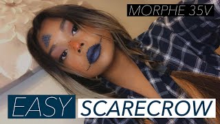 *EASY SCARECROW MAKEUP TUTORIAL* | Morphe 35V Palate