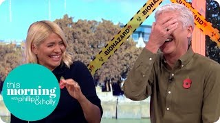 Phillip and Holly Giggle Through Entire Halloween Costume Segment | This Morning