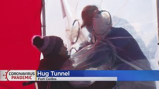 'Hug Tunnel' Allows Family To Visit Loved Ones At Long-Term Care Facility