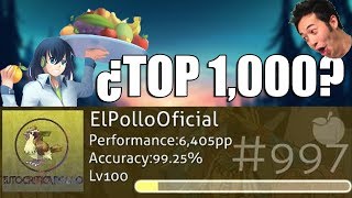 ¿Cómo es llegar al TOP #1,000 en osu! CTB?