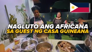 NAGLUTO ANG AFRICANA… SA GUEST NG CASA GUINEANA