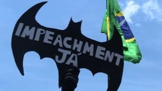 Magra asistencia en protestas exigiendo salida de Rousseff