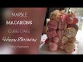 MACARONS CUBE CAKE 🤍🩷MARBLE CAKE 🤍🩷MACARON 🤍🩷HAPPY BIRTHDAY 🩷МАКАРОН КУБ ТОРТ 🩷МАКАРОНС 🩷ТОРТ