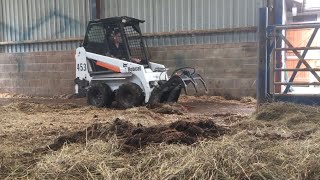 Mucking out with Bobcat