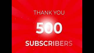 500 Subscribers...! Thank You..!