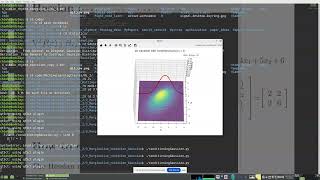 Example of 2D Gaussian in 3D space along with conditional p(x1|x2)