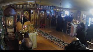 Hrs \u0026 Liturgy for Eve of Theophany (01-18-25)