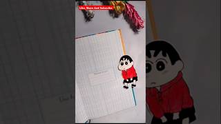 Cute shinchan bookmark 🤩🔖 #diy #craft #shorts #youtube