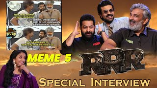 RRR HILARIOUS Memes Interview : MEME 5 | Anchor Suma | Jr Ntr | Ram Charan | Rajamouli | Tollywood
