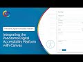 Integrating the Panorama Digital Accessibility Platform with Canvas