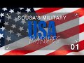 SOUSA'S MILITARY MARCHES 02 : AMERICAN MARCHES 03 - JOHN FILIPE SOUSA 01 | DOBRADOS.