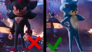 Sonic the hedgehog 3 scene but instead it’s Ugly Sonic! Part 2