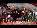 Iori Yagami Team vs Kyo Kausanagi Team | Mugen Fighters | KOF Mugen