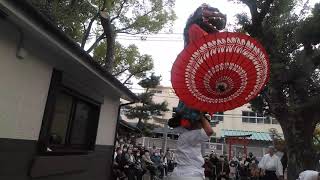 2021.11.06伊勢大神楽講社山本源太夫社中@八幡宮正井殿　魁曲