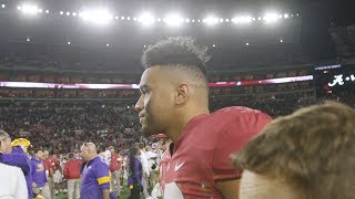 Follow Tua Tagovailoa off the field after Alabama's loss to LSU