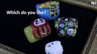 Making a Glass beads - Tombo dama vol.2 -Japan Made