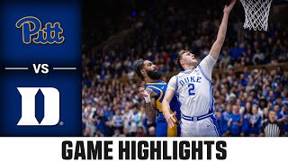 Pitt vs. Duke Game Highlights | 2024-25 ACC Men's Basketball