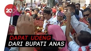 Kampanye di Banyuwangi, Jokowi Disambut Ratusan Penari Gandrung