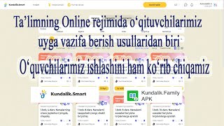 Ta'limning online rejimida qanday uyga vazifa berishimiz kerak, o'quvchilarimiz qanday uyga vazifani