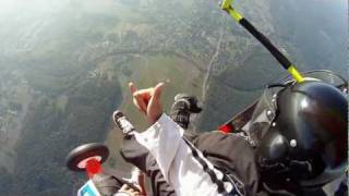 skydiving from powered gliders / Skok z motolotni Jazz 2000 number two:) Rybnik