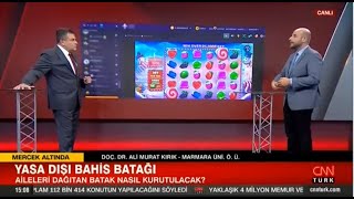 CNN Türk | Doç. Dr. Ali Murat Kırık | Yasadışı bahis ve Sweet Bonanza gibi oyunlar mağdur ediyor!