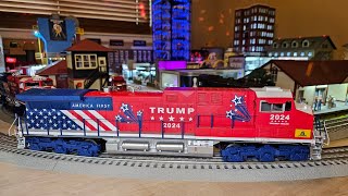 Donald J. Trump #2024 AC4400CW Diesel Engine MTH Premier O Scale Patrick's Trains Exclusive 1 of 30!