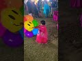 meri choti si mata rani 🥰enjoying with balloon😍 aadyaaryan cutebaby enjoying balloon