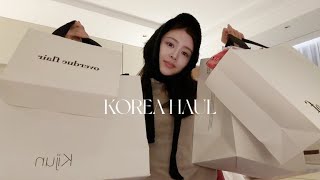 【HAUL】韓国でトレンドファッション購入品紹介👗🇰🇷❤️おススメブランドも🙋‍♀️✨ハンナム最高✌️