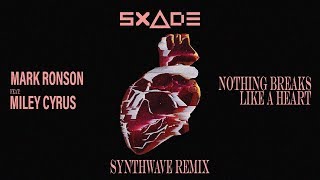 Mark Ronson feat. Miley Cyrus - Nothing Breaks Like a Heart (SxAde Synthwave Ver
