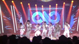 [SBS] 인기가요 INFINITE : 1/3, 내꺼 하자] (inkigayo 110724)