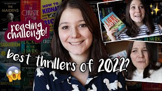 Reading EVERY Waterstones Thriller of the Month 2022 😱 VLOG [CC]