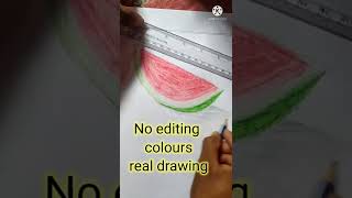 How to drawing watermelon. Mohib art & drdrawing.April 2022