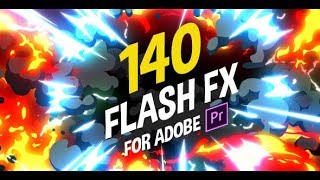 140 Flash FX Premiere Pro Templates | Animation Fx | Cartoon