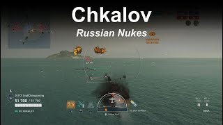 Chkalov - These planes drop Russian Nukes - World of Warships Legends